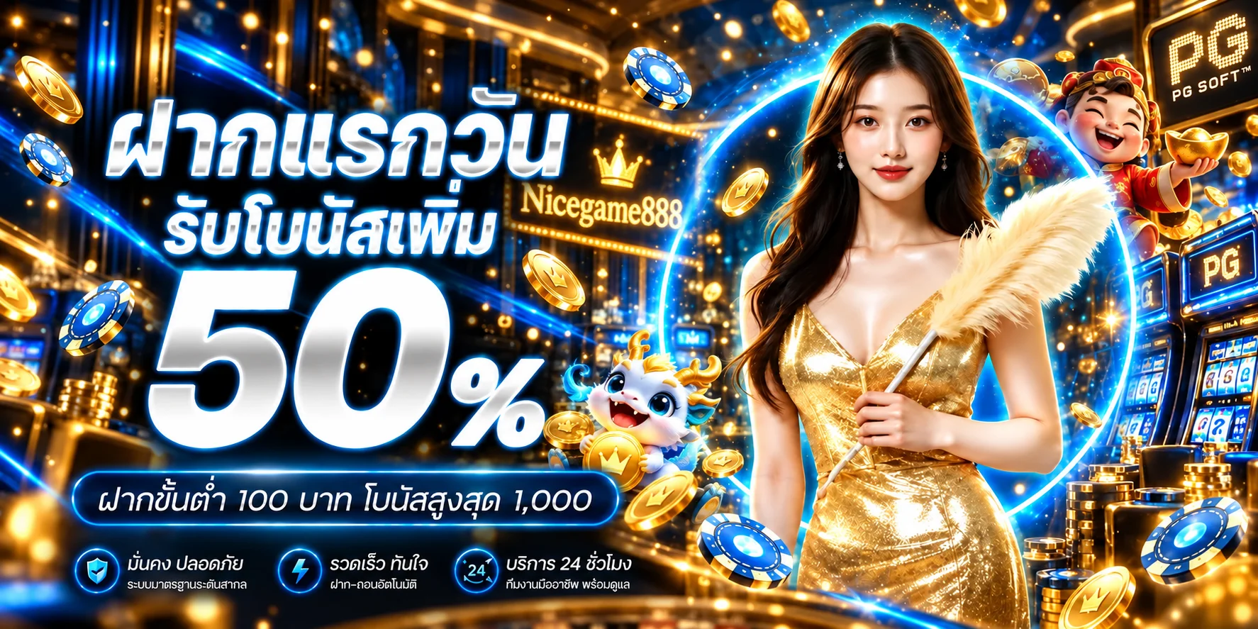 Nicegame888 ทางเข้าเว็บหลัก | สล็อต PG คาสิโน